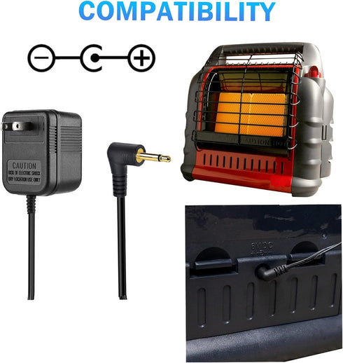Ousaly 6V MH18B F274800 F276127 F274830 F274865,6V 6.5 Power Adapter Compatible with Mr. Heater Big Buddy Heater DC