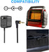 Ousaly 6V MH18B F274800 F276127 F274830 F274865,6V 6.5 Power Adapter Compatible with Mr. Heater Big Buddy Heater DC
