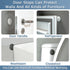 XoYoZo Door Stoppers Soft Rubber Crash Pad, Wall Protector Buffer Guard for Doorknob and Door Handle, Self Adhesive