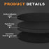 6-Inch 5 Pack No-Hole Interface Pad: Hook & Loop Foam Sanding Discs Backing Pads Replacement for Random Orbital