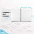 Emraw Graph Paper Notebook, Quad Ruled, 4 Pack, 100 Sheets, Assorted Colors, Wire Bound Graphing Books