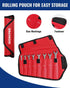 8-piece Set, 5/16-3/4 72-Teeth, WORKPRO Flex-Head Ratcheting Combination Wrench SAE in, CR-V Constructed, Nickel