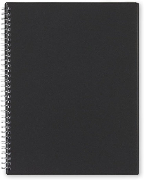 Blue Sky Smart Notes Professional Notebook, Wire-O Binding, 8.5" x 11", Black (14713)