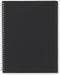 Blue Sky Smart Notes Professional Notebook, Wire-O Binding, 8.5" x 11", Black (14713)