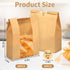 WINKIO 30 13.7 8.3 3.5 Inch 30 Pcs Bread Bags for Homemade Bread, x x Large Sourdough Kraft Paper Bakery Bags