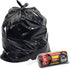 PAMI Large 33-Gallon Scent-Free Trash Bags, 60-Pack, Black