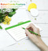 Index Cards Guide Dividers 4x6 inches, Blank Note Cards, 1/4 Cut Tabbed, 400gsm Paper, Assorted Colors, 20 Counts