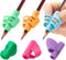 Stylo 6 Pack Pencil Grips for Kids Handwriting - Ergonomic Pencil Grippers