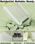 6 Pack Extra Large Pencil Box with Removable Divider, Thickened Pencil Case Bulk, Clear Crayon Marker Organizer