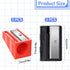Styquenzer 4 PCS Carpenter Pencil Sharpener, Colourful Manual Portable Woodwork Pencil Cutter Heavy Duty Manual