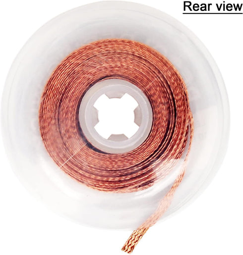 Solder Wick Braid, 10ft Length Desoldering Wick Remover Tool, No-Clean Soldering Wick Wire Roll