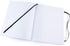 Pentalic 8" x 10" Pocket Sketchbook Traveler Journal, 160 Pages, Black by Pentalic