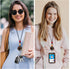 Bookshelf Flower Teacher Lanyards for ID Badges and Keys, Cute Silicone Beaded Breakaway Lanyard for Women Nurses