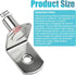 Veiwonat 50 Pins1/4 Inch Pcs Shelf Pegs Upgraded Diameter L-Shaped Perforated Nickel Plated Shelf Pins, Cabinet Shelf