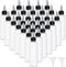 32 Pack 4oz Boston Dispensing Bottles, Empty Round LDPE Plastic Squeeze Dropper Bottles with Twist Top Cap