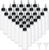 32 Pack 4oz Boston Dispensing Bottles, Empty Round LDPE Plastic Squeeze Dropper Bottles with Twist Top Cap