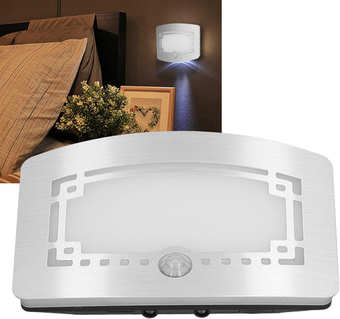 Tyenaza Night Light Lamp, Human Body Sensing Good Fixability Gentle Light Auto Sensing LED Night Light for Bedside