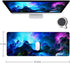 Gaming Mouse Pad, Large Non-Slip Rubber Base Mousepad, Keyboard Mouse Mat, Desk Pad with Stitched Edges, 31.5x11.8inch, Dazzling Galaxy by SANWUMIAN
