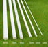 10Pcs White Plastic Rods, Round Solid Bar DIY Model Material ABS Round Stick for DIY Sand Table Model, Length 250mm,