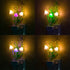Warmstor 2 Pack Mushroom Night Light Plug-in, Lotus Leaves/Water-Weeds Mushrooms Colors Changing Nightlight Colorful