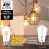 6 Pack Bulbs, Dimmable E26 Bulbs 40Watt 3000K 4W ST58 Bulbs 400LM MorningLight Vintage LED Edison LED Edison Light Soft