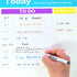 TWOHANDS Wet Erase Markers, Ultra Fine Tip 0.7mm, Low Odor Black Whiteboard Markers for Planning