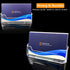 vrupin 4 Pack Acrylic Business Card Holder for Desk, Fits 30-50 Business Cards, Display Stand for Exhibition