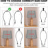 7.5 Inch 2 Set PATIKIL Lamp Harp Kit with Finial, Detachable Shade Bracket Holder, DIY Lighting Accessories for Table