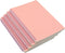 Yansanido Spiral Notebook, 4 Pcs A5 Thick Plastic Hardcover 8mm Ruled Pink Journals for Study and Notes - 160 Pages