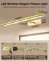 4800mAh 16in Dimmable 3 EZVALO Picture Light for Wall, Rechargeable Wireless Remote, Magnetic LED Art Display Light