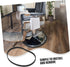 38.5cm Salon Chair Rubber Base Ring Protector Gasket Anti-Slip Floor Protector for Wooden Floors Compatible Styling