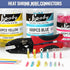 Heat Shrink Butt Wire Connectors, Sopoby 210Pcs 22-16 AWG Red Insulated Waterproof Electrical Wire Connectors for