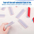 60 Pack 3 1 Inch Thyle x Sneeze Guard Gripper Sign Holder with Adhesive, Name Tag Holders for Desks Retail Wall Display