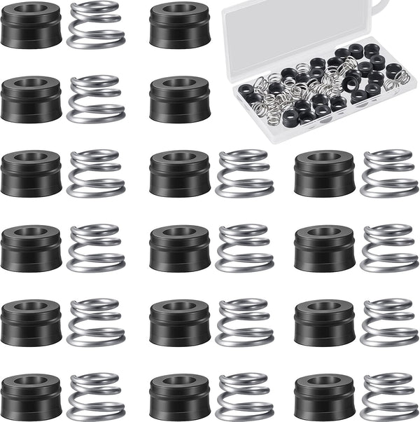 RP4993 Replacement Seats and Springs Faucet Repair Kit, Compatible with Faucet Rod Replacement, Black