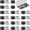 RP4993 Replacement Seats and Springs Faucet Repair Kit, Compatible with Faucet Rod Replacement, Black
