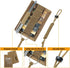 EXCELLENT ELITE SPANKER Tactical ID Card Holder, Adjustable Neck Lanyard, Key Ring Loop, Coyote Brown