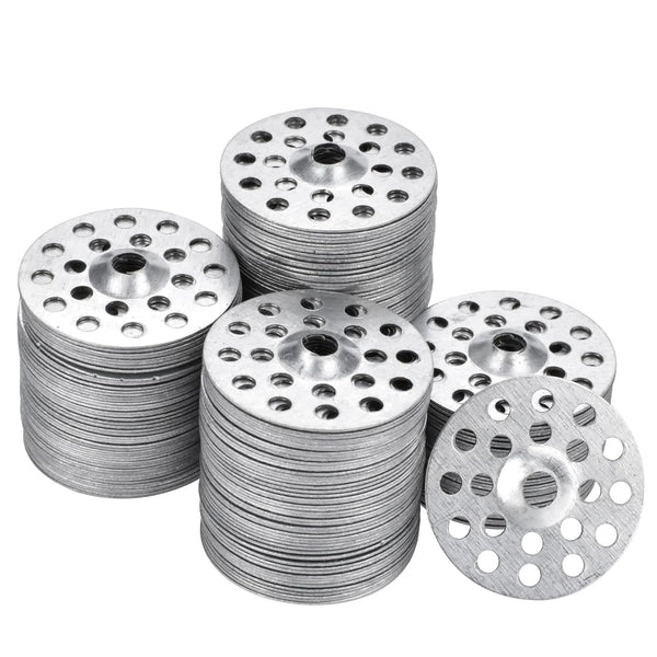1 Inch Plaster Washers, 200 Pcs Metal Washers for Screws Plaster Repair Rings for Wall Ceiling Drywall