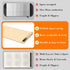 24x14.5 Inch 6 Settings Food Warming Mat Mat for Food,Electric Warming Tray with Temp & Timer, Auto Shut-Off, Portable