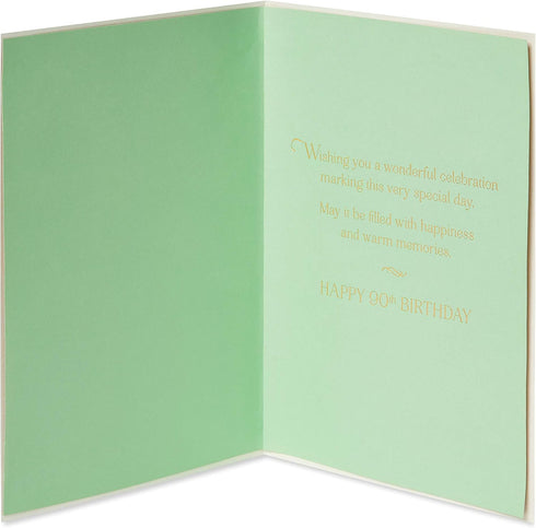 Papyrus 90th Birthday Card, Warm Memories
