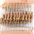 1000Pcs Resistor Kit, Electronic Resistance 5% Assortment 1 Ohm-10M Ohm 1/2W Carbon Film Resistors for DIY Projects
