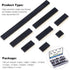 Glarks 240Pcs 2.54mm Straight Single Row PCB Board Female Pin Header Socket Connector Kit