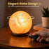 SAF Naturals 6 Inch Dimmer Himalayan Natural Salt Lamp, Globe Shape, Diameter, with Cable