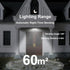 HREVORRYDA Waterproof-4 Remote,520LM IP65 Door,Yard,Deck,Fence,Garage,Pathway,(4.2W) Solar Lights Outdoor Lighting