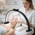 29inch 456 3 KIRKAS Large Half Moon Light for Nail Tech, LEDs Color Modes Infinitely Knob Arch Nail Light with Screen