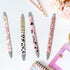 Qilery 15 Set Stainless Steel Thank You Pens, Gifts Blanks, Resealable Pouch Bag for DIY Glitter Pen Craft