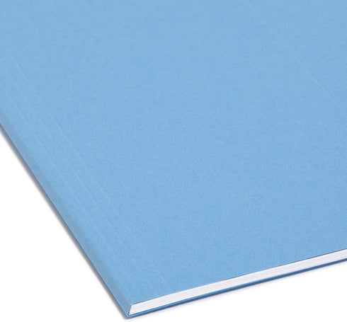 Smead TUFF Hanging File Folder with Easy Slide Tab, Letter Size, Blue, 18 per Box (64041)