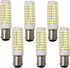 Lxcom Lighting 10W BA15D LED Corn Bulb 6 Pack Dimmable Double Contact