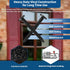 60 3 Inch Pcs Vinyl Shutter Fasteners Heavy-Duty Shutter Loks for Exterior Decorative Shutters, UV-Resistant