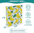 J JOYSAY 1.5 Inch 3 200 2 Pack Banana Ring Binder with Clipboard Round Ring Binder Three Ring Binder Holds Sheets