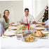 Stainless Steel Double Layer Seafood Serving Tower - Perfect for Parties